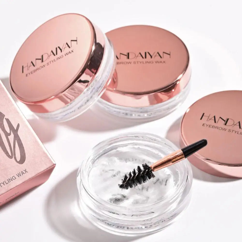 Transparent eyebrow styling soap