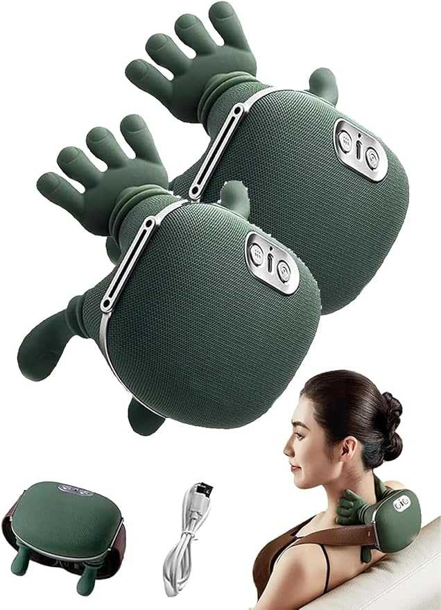Wireless 4D Kneading Neck & Shoulder Massager with Heat